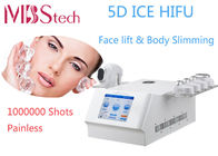Two Handles Skin Tighten Painless ICE 5D Hifu Machine